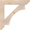 Ekena Millwork Westlake Slat Smooth Bracket w/ Offset Brace, Douglas Fir, 7 1/2"W x 40"D x 40"H BKT0806X40X40WTL06SDF - alternate 3